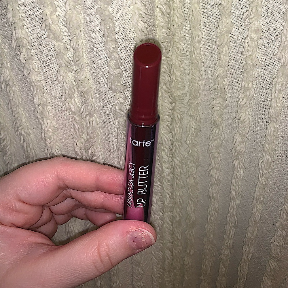Maracuja Juicy Lip Butter BURGANDY Tarte Limited Edition lip gloss New